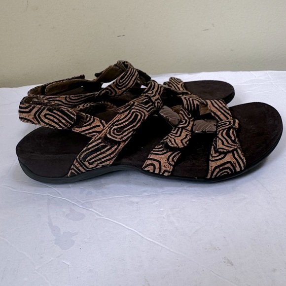 Vionic Amber Adjustable Straps Arch Support Sandals Shoes Vegan Eva Orthaheel 6 - Picture 9 of 13